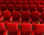 Cinema Chairs Stock Photo