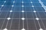 Solar Panels Produce Power, Green Energy Concept Stock Photo