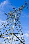 Electric Pylon Stock Photo