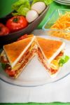 Club Sandwich Stock Photo