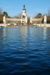 Retiro Park Stock Photo