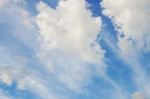 White Clouds In Daytime Stock Photo