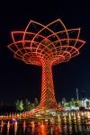 Tree Of Life At Expo In Milan Italy Stock Photo