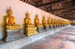 Buddha Statue In Wat Phutthaisawan Temple Stock Photo