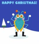 Christmas Bug Stock Photo