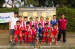 Bangkok, Thailand - Nov 2016: In The Nov 23, 2016. Youth Soccer Match, In Pieamsuwan Elementary School Stock Photo