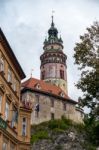 State Castle And Chateau Complex Of Cesky Krumlov Stock Photo