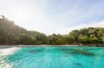 Honeymoon Bay And Beach In Similan Island, Thailand Stock Photo