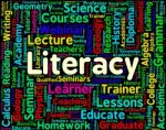 Literacy Word Meaning Reading Read And Proficiency Stock Photo