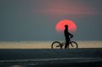 Biker Stock Photo