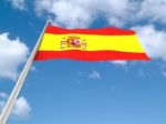 Spanish Flag Stock Photo