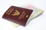 Thailand Passport Stock Photo