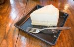 Piece Of Homemade Cheese Cake Stock Photo