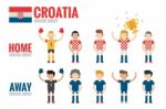 Croatia Soccer Team Stock Photo