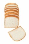 Sliced Bread Isolated Stock Photo