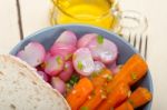 Steamed  Root Vegetable On A Bowl Stock Photo