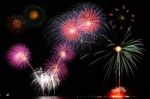 Colorful Fireworks Stock Photo