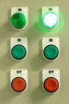 Electrical Control Cabinet Stock Photo