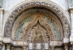 Partial View Of Saint Marks Basilica Venice Stock Photo