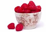 Tasty Raspberries Stock Photo