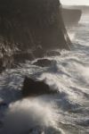 Beautiful Coastline Region Of Sagres, Located In Portugal Stock Photo