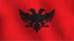 Flag Of Albania -  Illustration Stock Photo