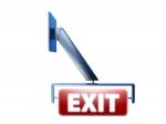 Exit Sign Stock Photo