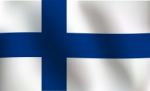 Flag Of Finland -  Illustration Stock Photo