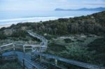 View Of Bruny Island Beach In The Afternoon Stock Photo