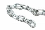 Chains White Background Stock Photo