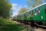 Flying Scotsman On The Bluebell Line Stock Photo