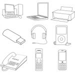 Communication Icons Stock Photo