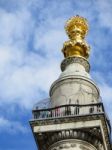 Monument To The Great Fire Of London Stock Photo