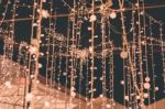 Christmas Lights Background Lights Blurred Bokeh Stock Photo