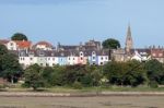 View Of Alnmouth Village Stock Photo