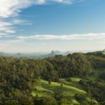 Mount Beerwah In The Afternoon Sun Stock Photo