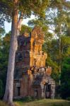 North Khleang Towers In Angkor Thom Complex Stock Photo