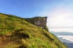 Morning In Phu Chi Fa Forest Park, Thailand Stock Photo