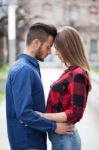 Young Couple In Love Stock Photo