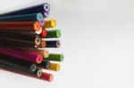 Colored Pencils Stock Photo