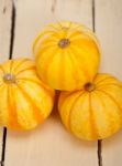 Fresh Yellow Pumpkin Stock Photo