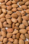 Group Of Sweet Almonds Stock Photo