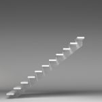 3d Of Stairway Stock Photo