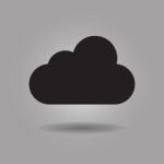 Cloud Icon  Illustration Eps10 On Grey Background Stock Photo