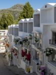 Casares, Andalucia/spain - May 5 : View Of The Cemetery In Casar Stock Photo