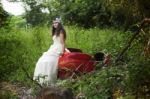 Wedding Dress Stock Photo