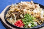 Yakisoba Japanese Noodles Stock Photo