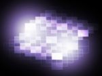 Blurry Pixel Light Spot Means Creativity And Diffusion
 Stock Photo