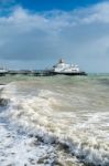 Eastbourne, East Sussex/uk - October 21 : Tail End Of Storm Bria Stock Photo