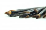 Make Up Brushes Set Stock Photo